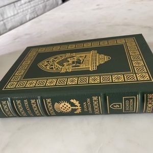 Signed leatherbound copy of Outlander